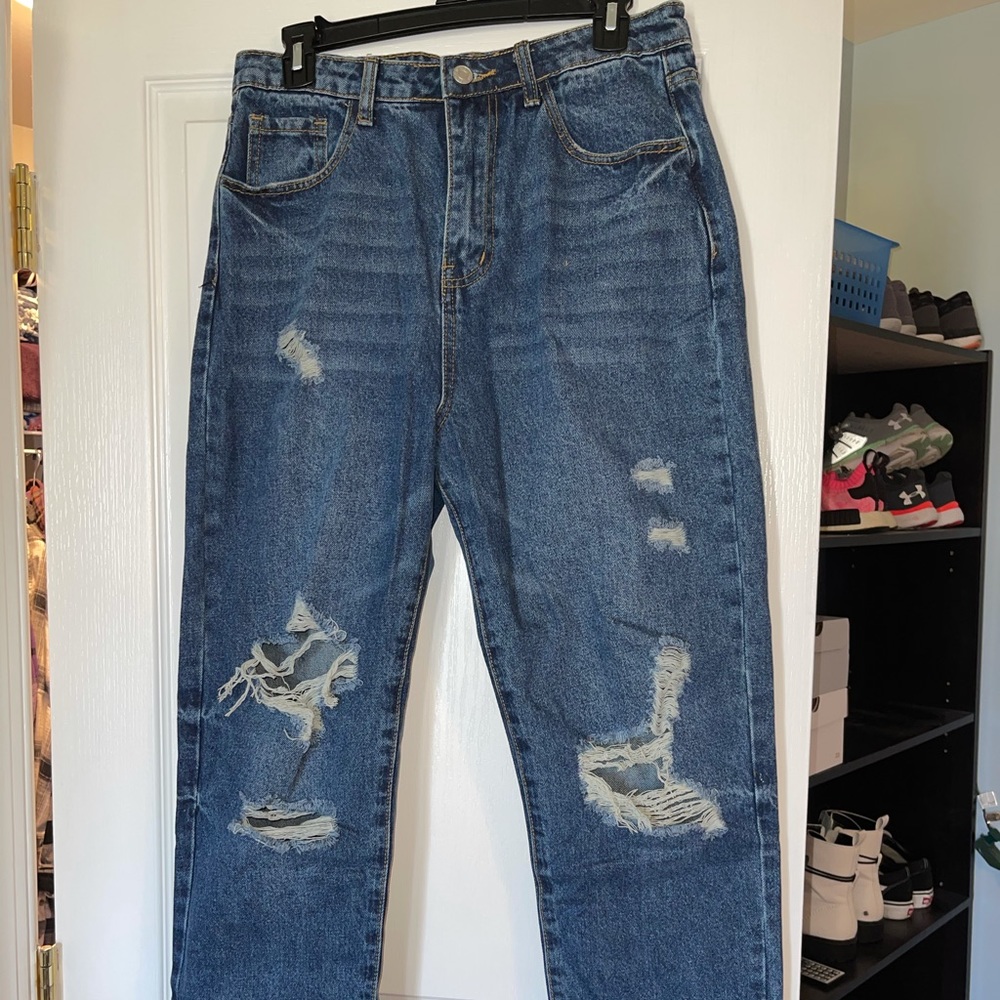 High Rise Straight Leg Jean
